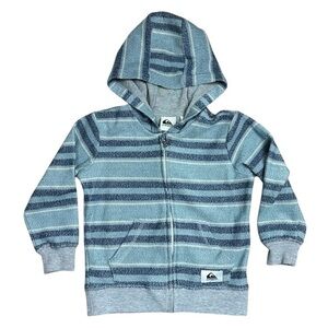Quiksilver Kids Blue Striped Hoodie